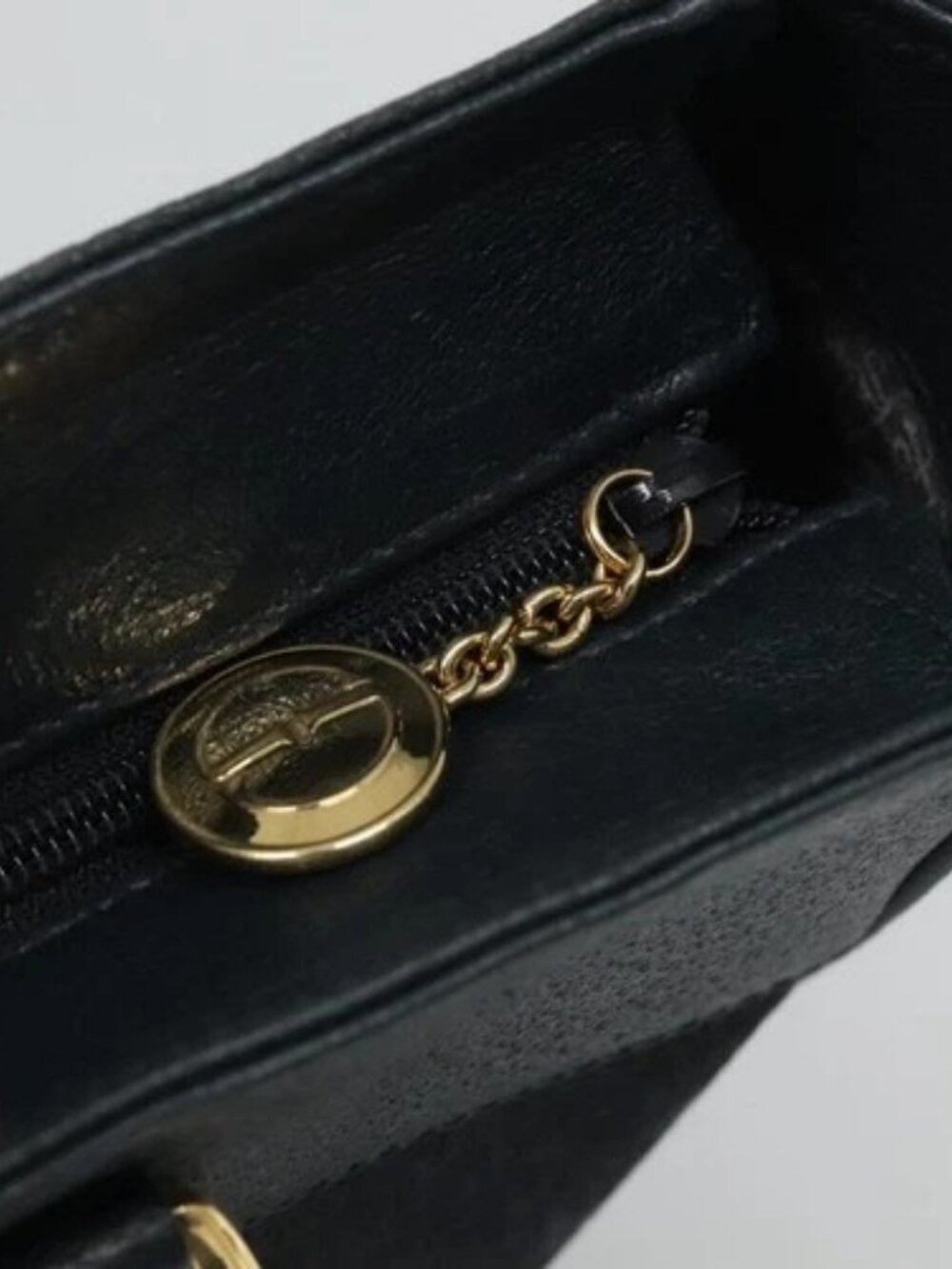 GUCCI Tote Bag Canvas Navy Gold 001 865 1525 - Picture 9 of 15